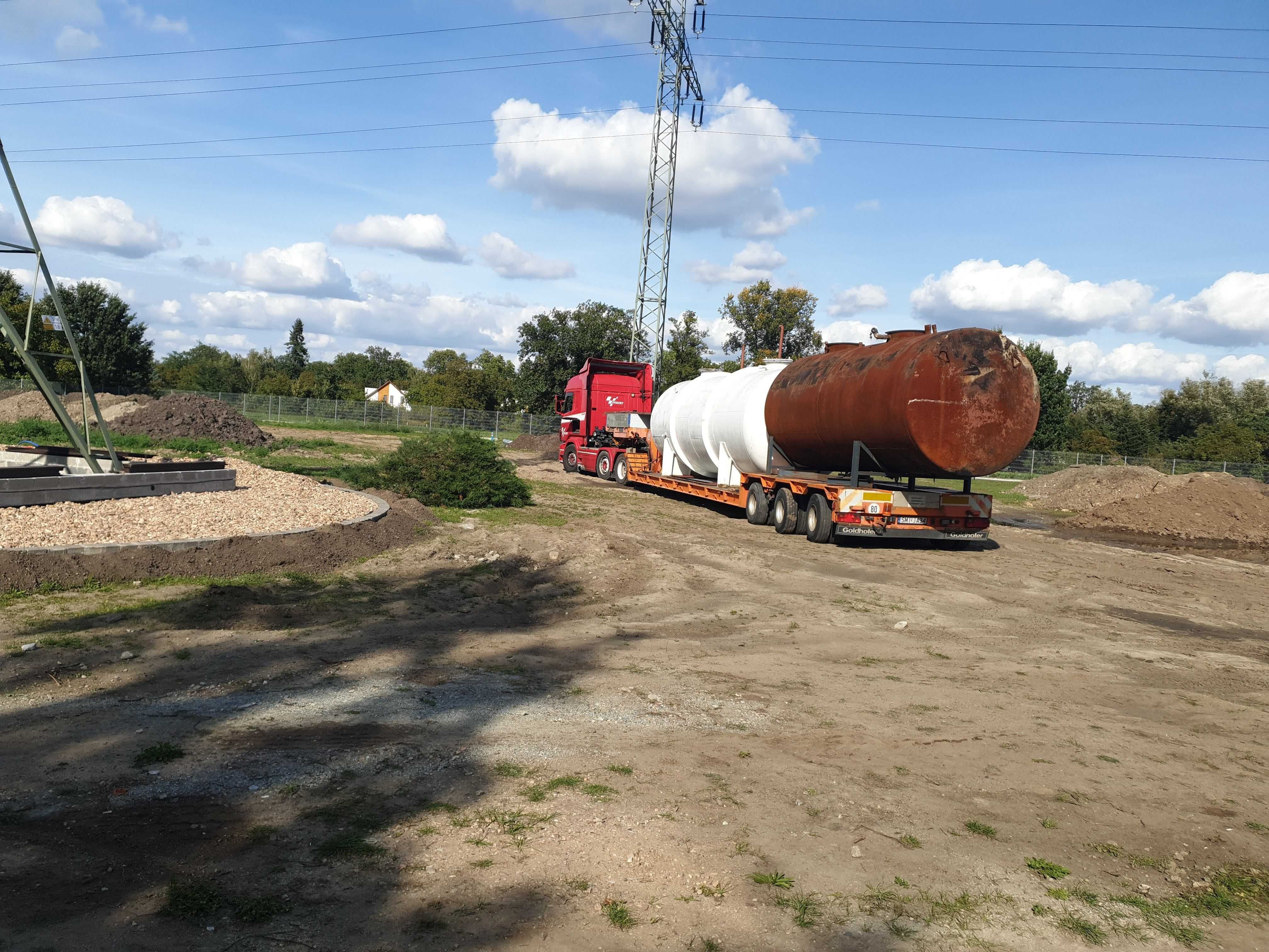 Zbiornik ocieplony 55m3 z wężownicą w środku