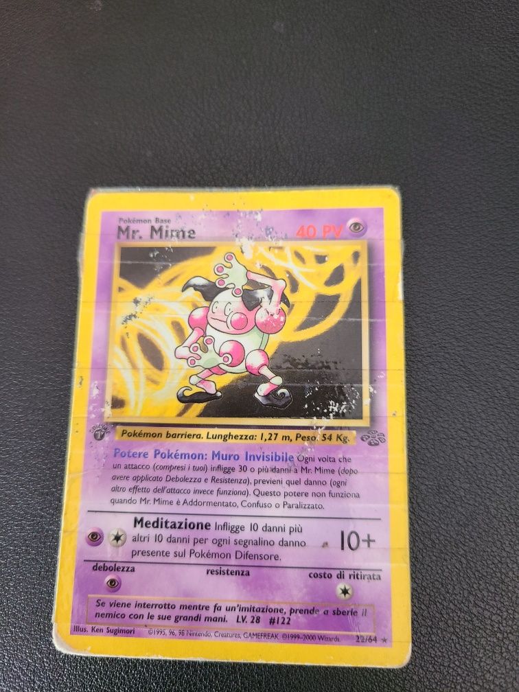 Carta Pokemon "Mr. Mime" Italiana