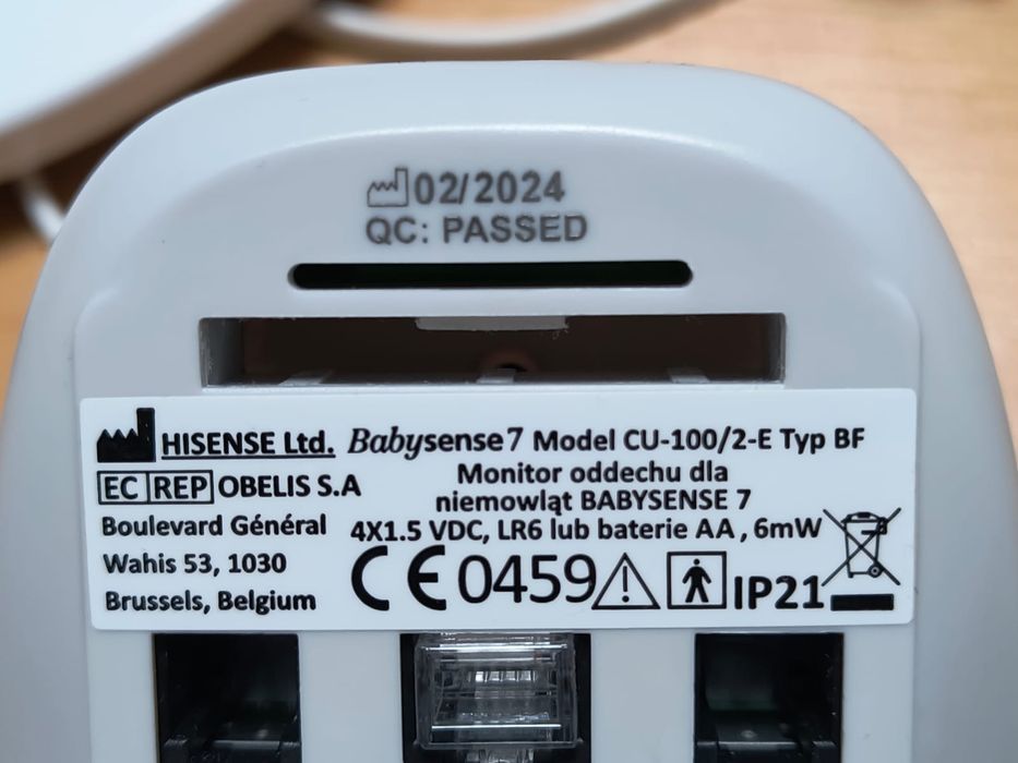 Monitor oddechu babysense 7