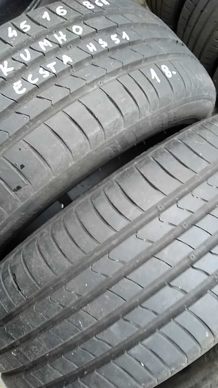 opony jak NOWE 4 szt .215/45/16 86 H Kumho