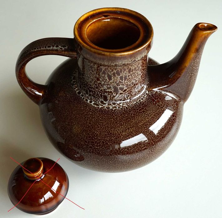 NEFRYT Mirostowice Dzbanek Porcelit Sadulski Piękny PRL Vintage