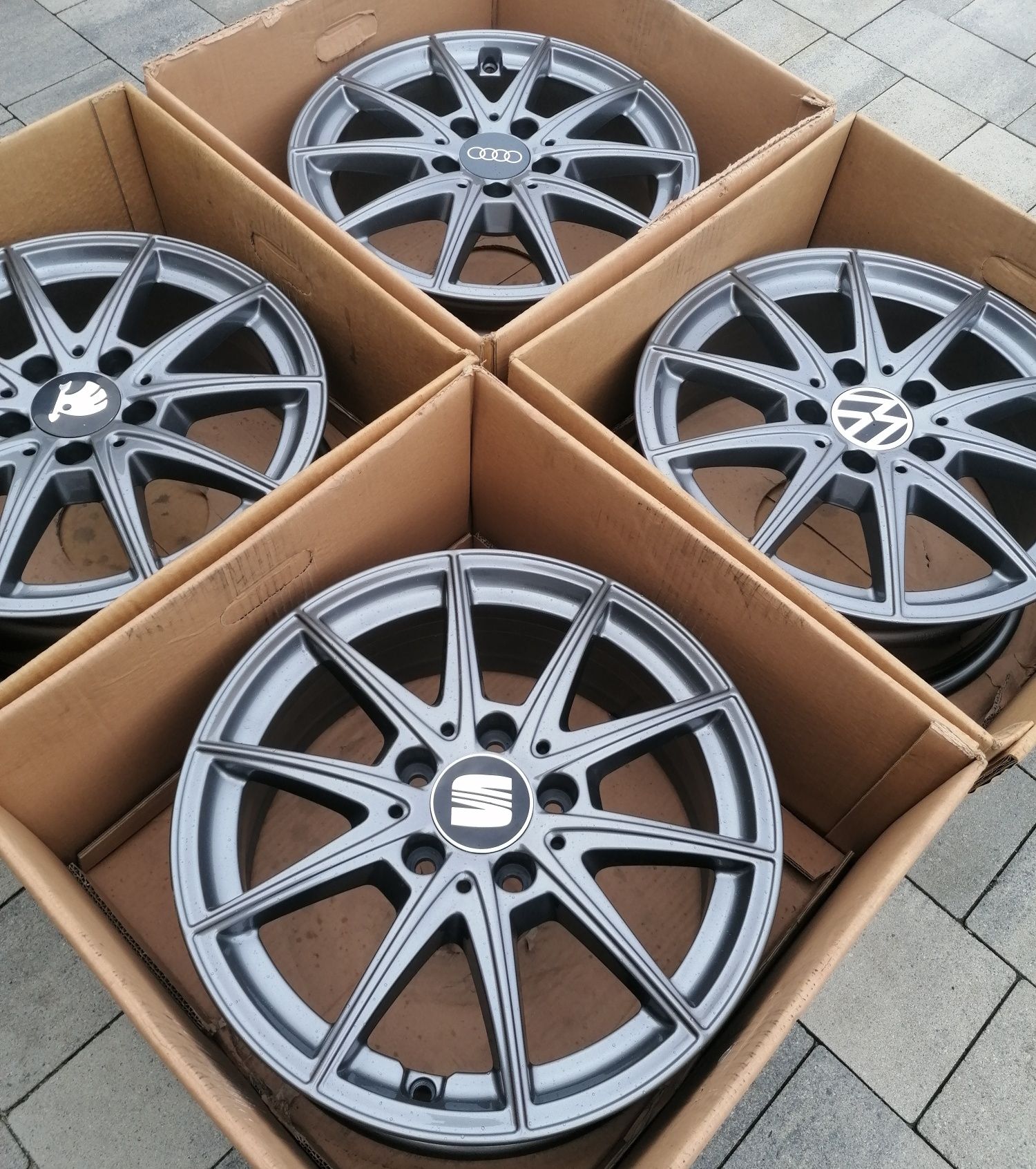 #M12 Alufelgi R16 5x112 Mercedes Audi VW Seat Skoda BMW Mini SsangYong