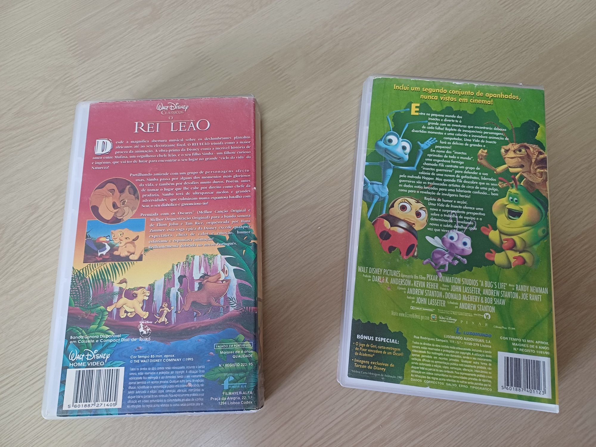 Cassete Vídeo VHS Walt Disney/clássicos