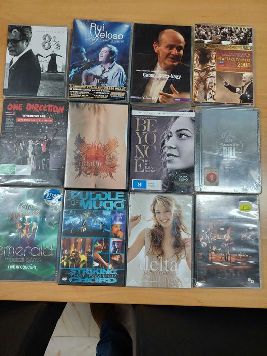 Dvds/Bluray de Musica, bailado e filmes desde 3€