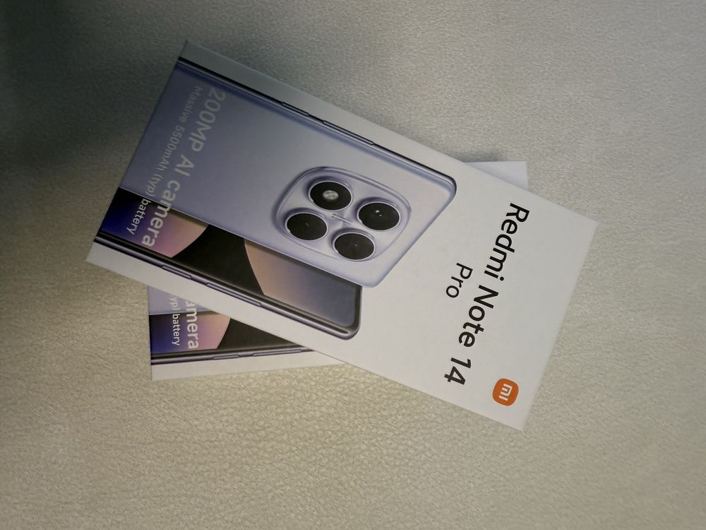 Нові мобільні телефони xiaomi note 14Pro 8+256
