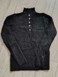 Sweter czarny alpaka