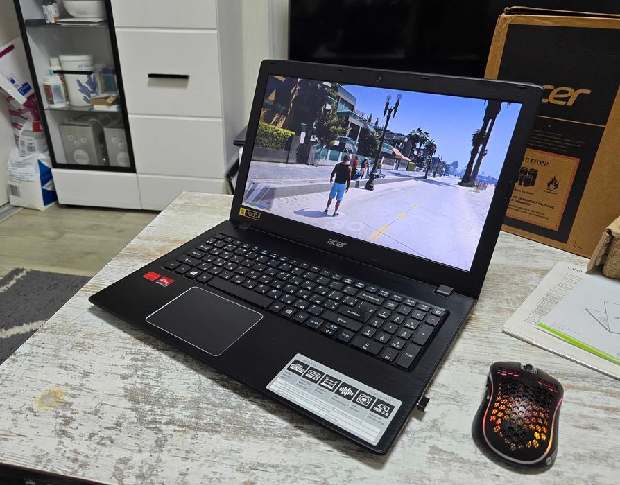 Игровой Acer 15.6" FullHD/4 ядра /Radeon R8 M445DX/8GB/128GB SSD+512GB