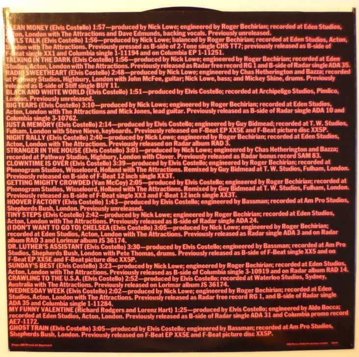 Elvis Costello - Talking Liberties winyl USA 1980 EX- Kraków