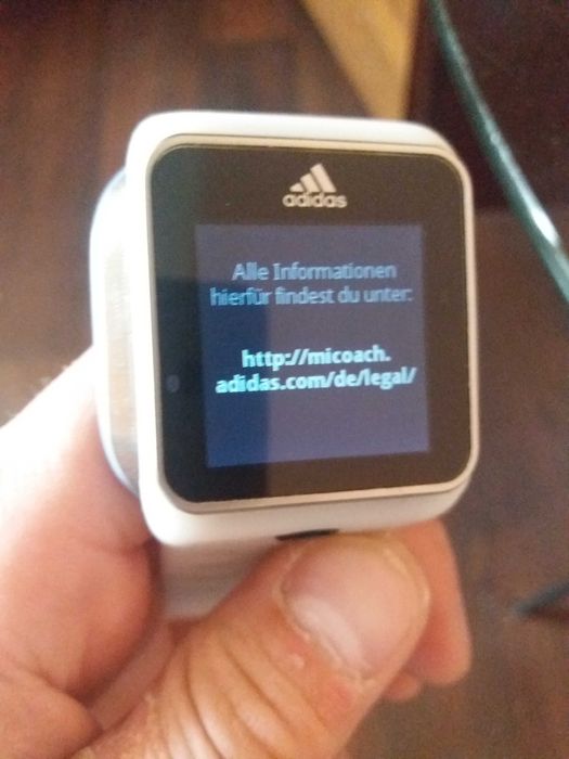Фітнес-годинник Adidas Micoach Smart Run. В комплекте.
