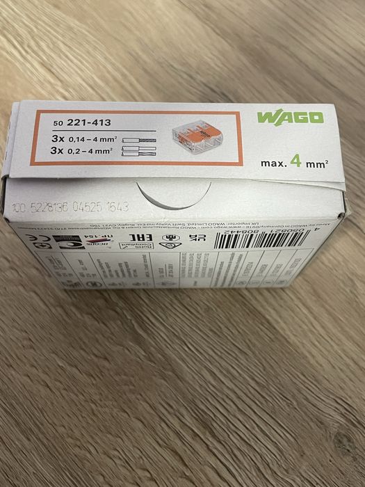 Szybkozłączka wago 221-413