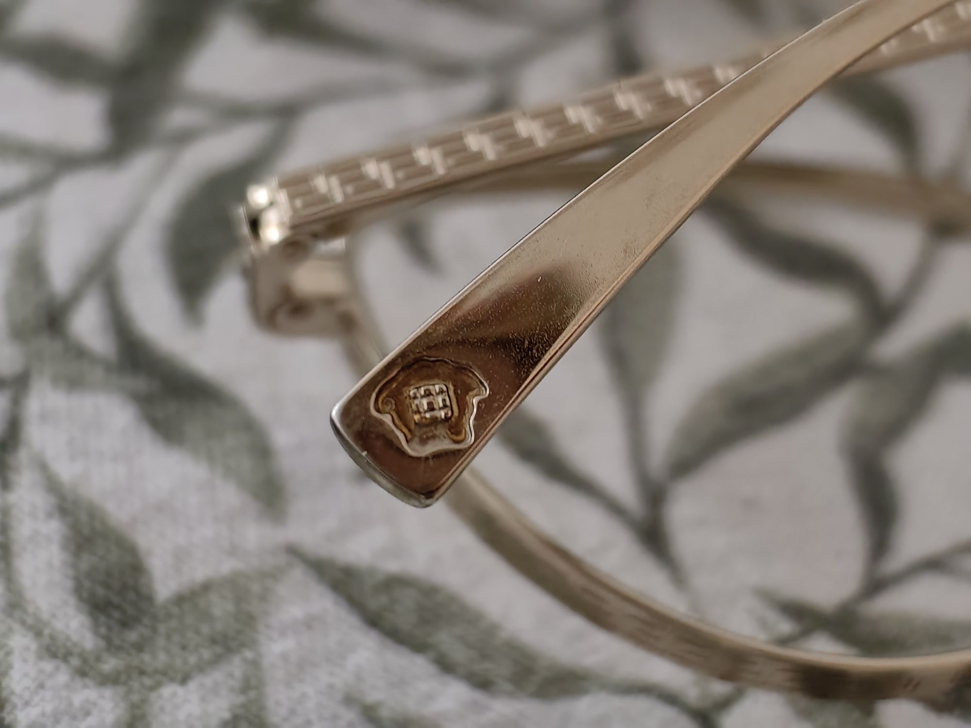 Oprawki damskie okulary złote Versace