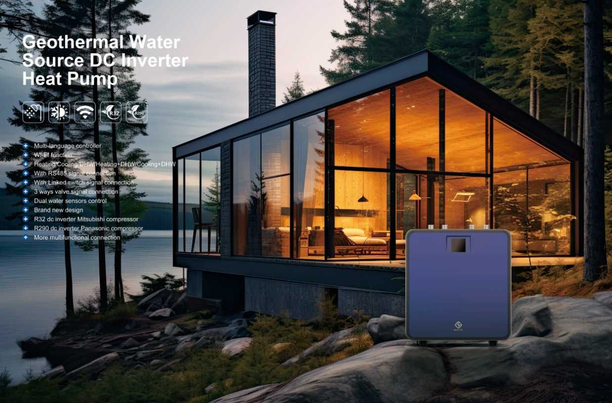 Pompa ciepła NULITE 4-14KW gruntowa G3S-r290 na propanie NÓWKA!