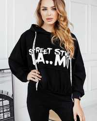 La Mu bluza STREET STYLE r.UNI w czerni NOWA KOLEK