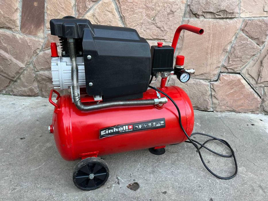 Масляний компресор, повітряний 24л 1,5кВт 8бар Einhell TC-AC 190/24/8