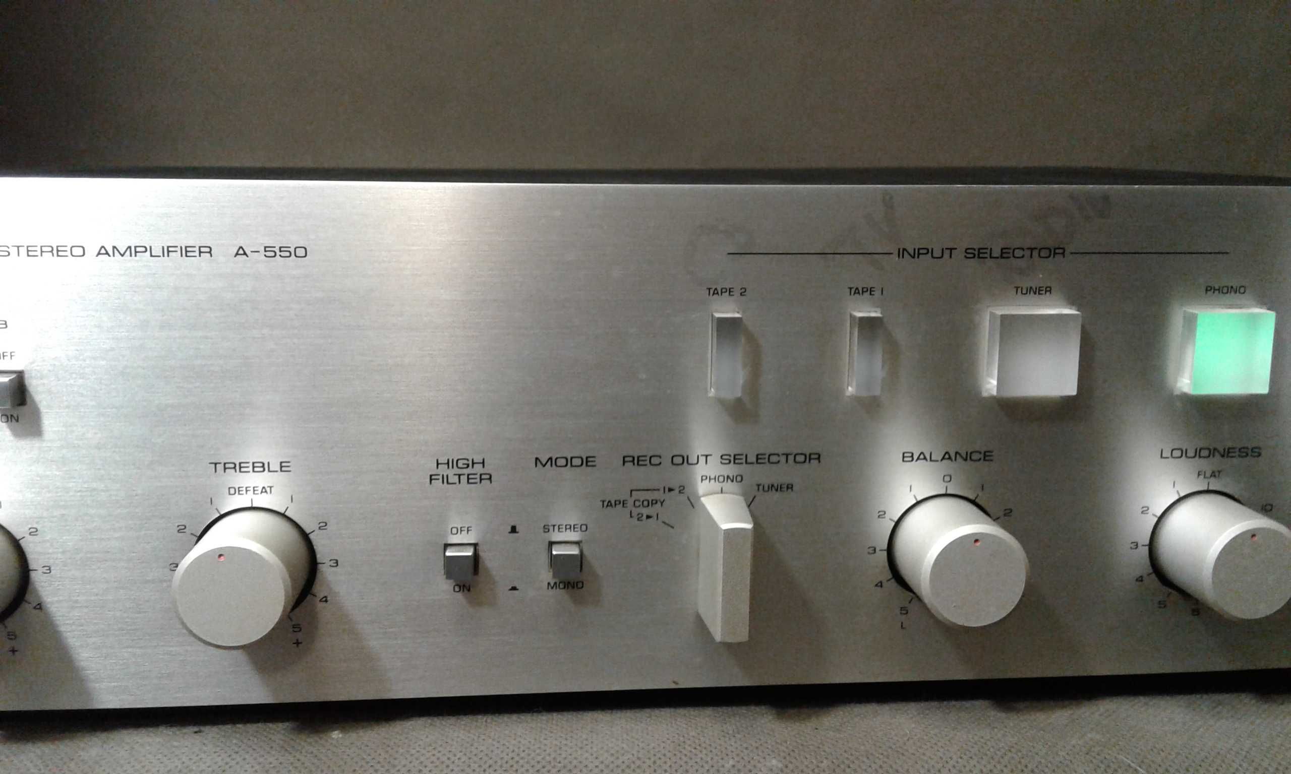 YAMAHA A-550,wzmacniacz stereo