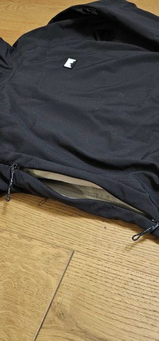 Montec Tempest czarna kurtka anorak, snowboardowa/kurtka zimowa