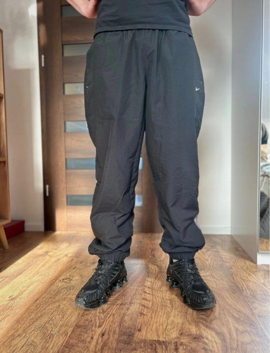 Sportowe spodnie nike vintage ortalion