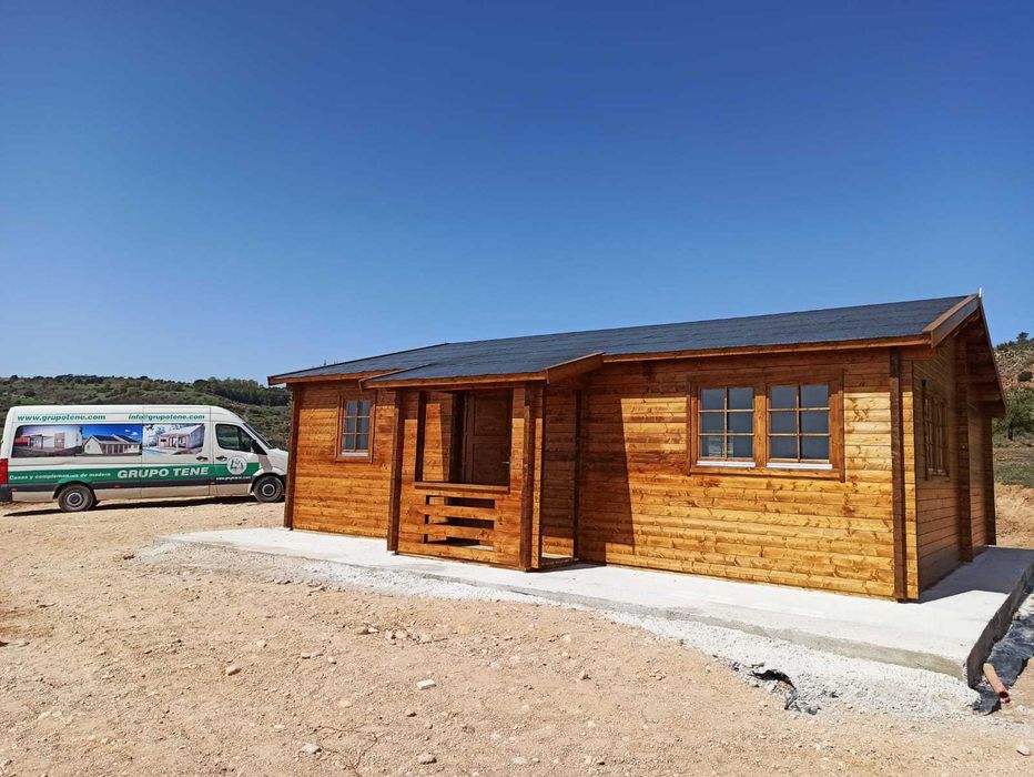 Casa de Madeira para Jardim - Modelo ESTONIA de 70m2