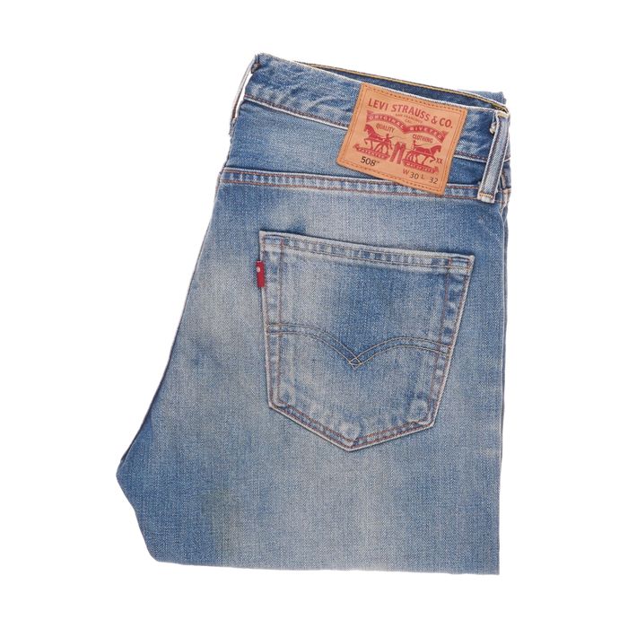 Spodnie Levis 508 Tapered Fit Męskie Jeansy W30 L32 Light Blue 501 Ct