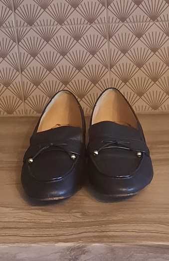 Massimo Dutti loafery mokasyny granat r. 38