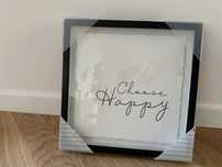 Nowy plakat Choose happy 30x30, czarna rama