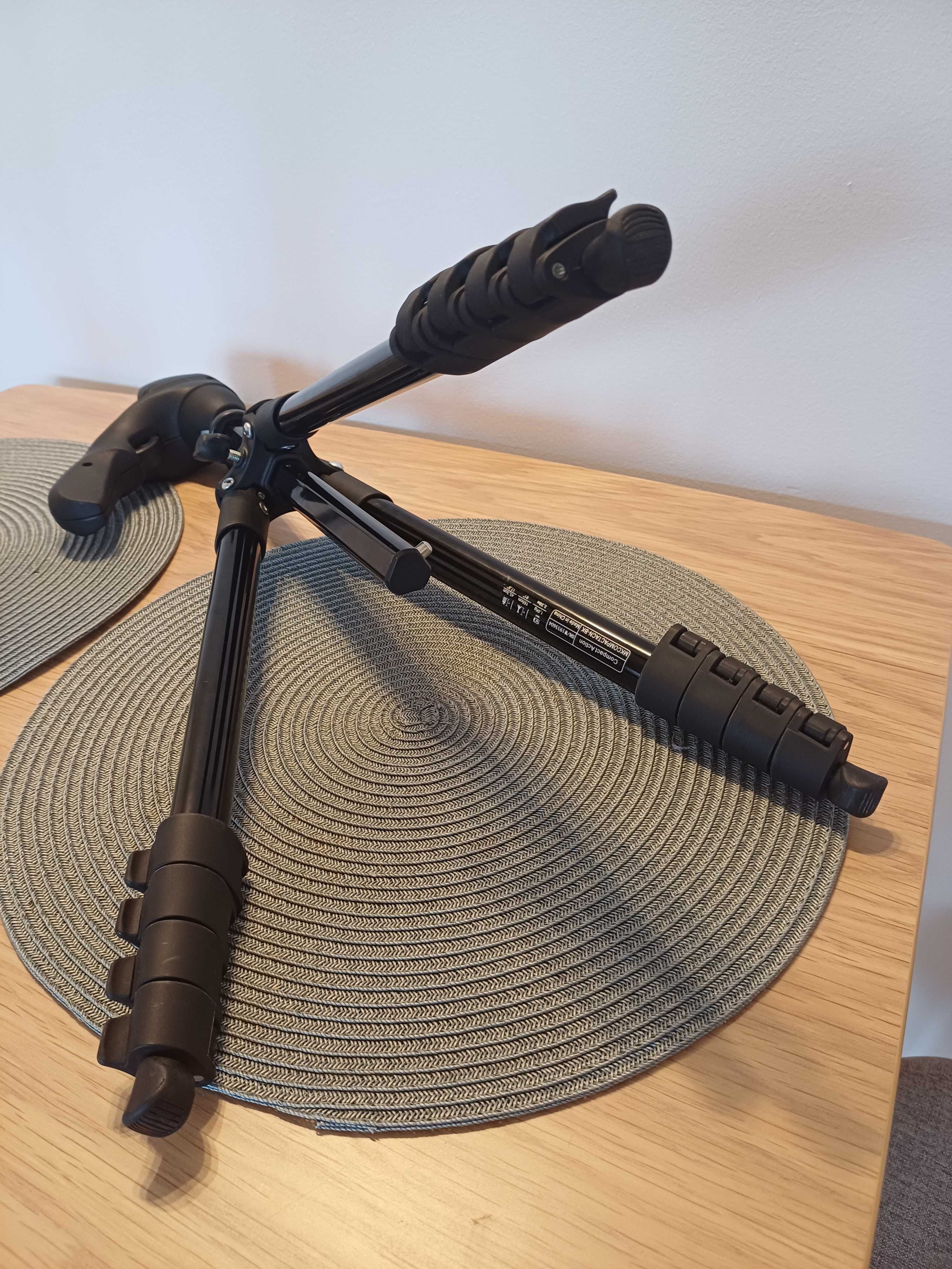 Statyw Manfrotto compact action 5 sekc. czarny MKCOMPACTACN-BK