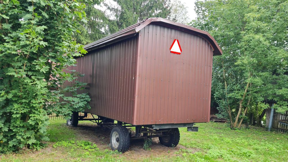 Barakowóz, domek na kołach, barak, kontener. Mobilny! 6 x 2,4 m.
