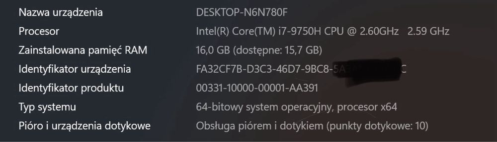 Dell Precision 5540 4K UHD i7 16GB Nvidia T1000
