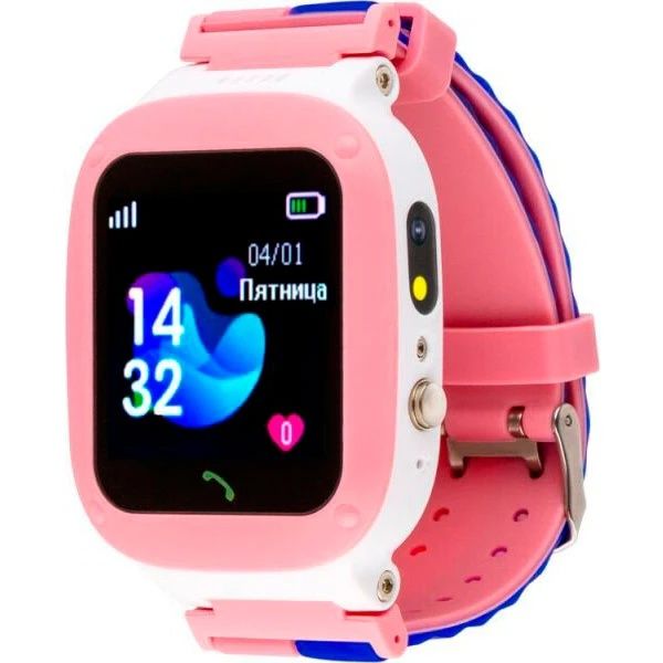 Смарт-годинник AMIGO GO004 Splashproof Camera+LED Pink