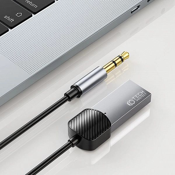 Adapter Tech-Protect UltraBoost audio mini jack 3.5mm (męski) / Blueto