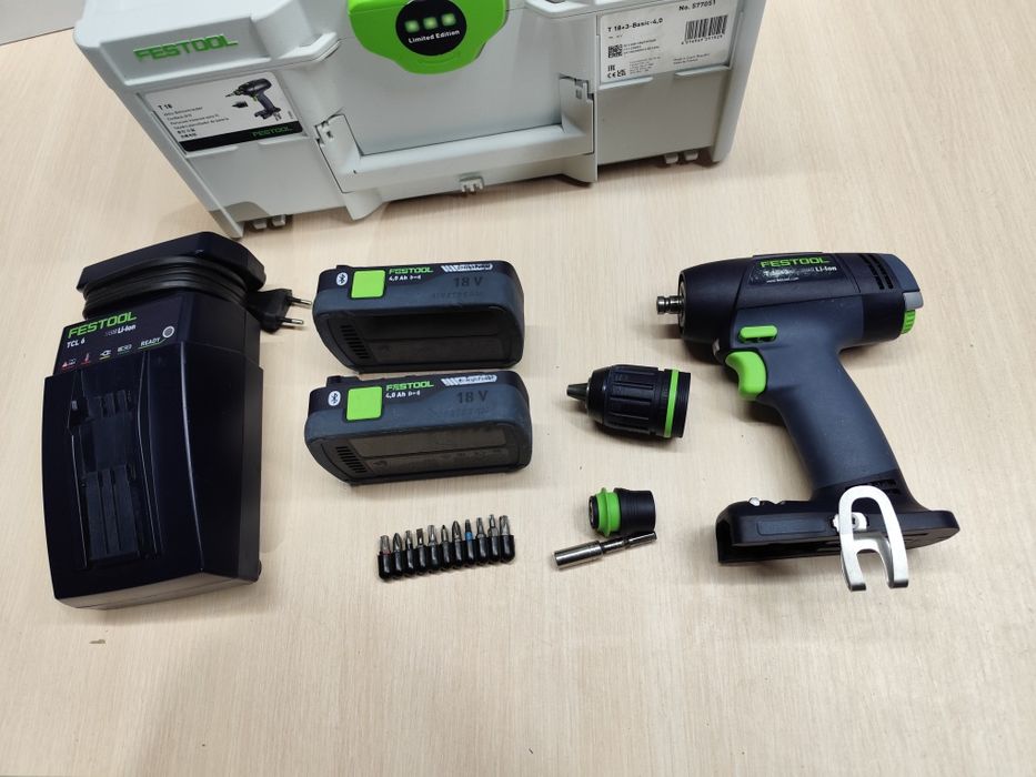 07.2023 ріу Festool T 18+3 безщітковий акумуляторний шуруповерт Фестул