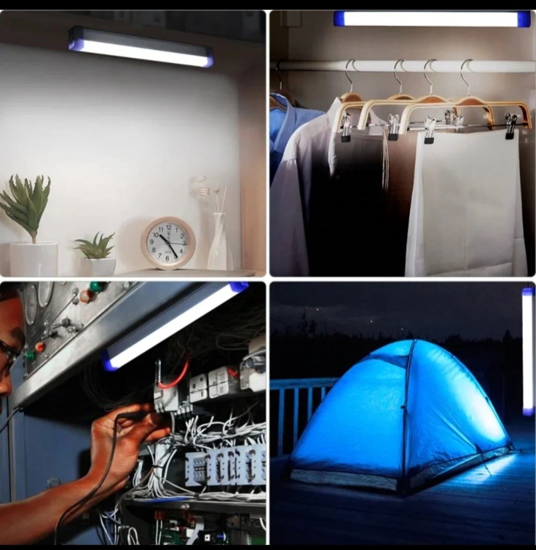 Lâmpada Led com bateria recarregável