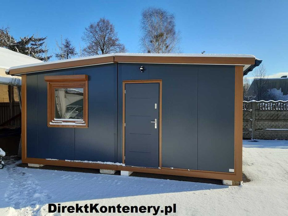 Kontener mieszkalny domek całoroczny na zgłoszenie 35m2 wyposażony