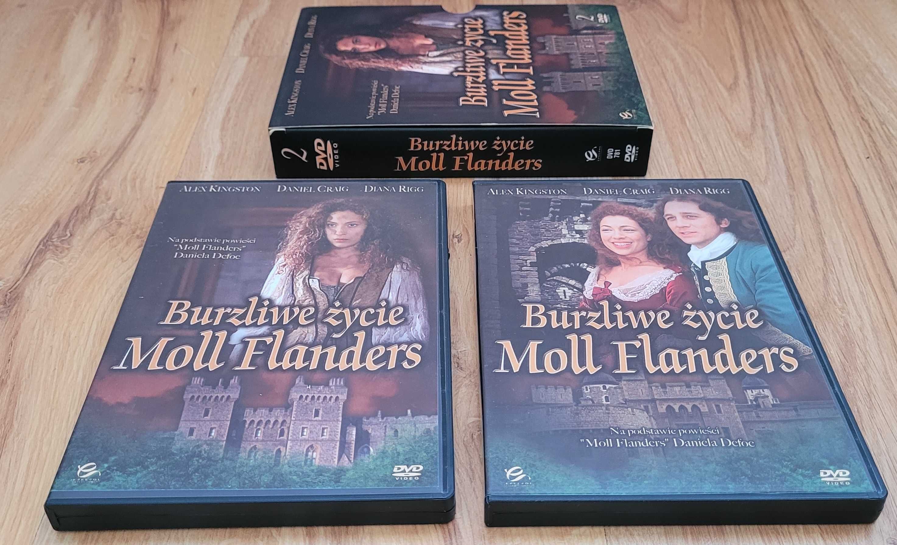 Film Burzliwe życie  Moll Flanders - płyta DVD