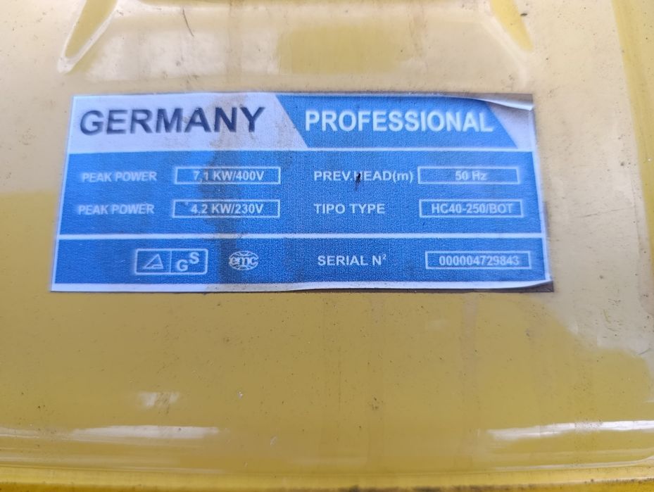 Agregat prądotwórczy richeen 8200 4.2kw prawie nowy.