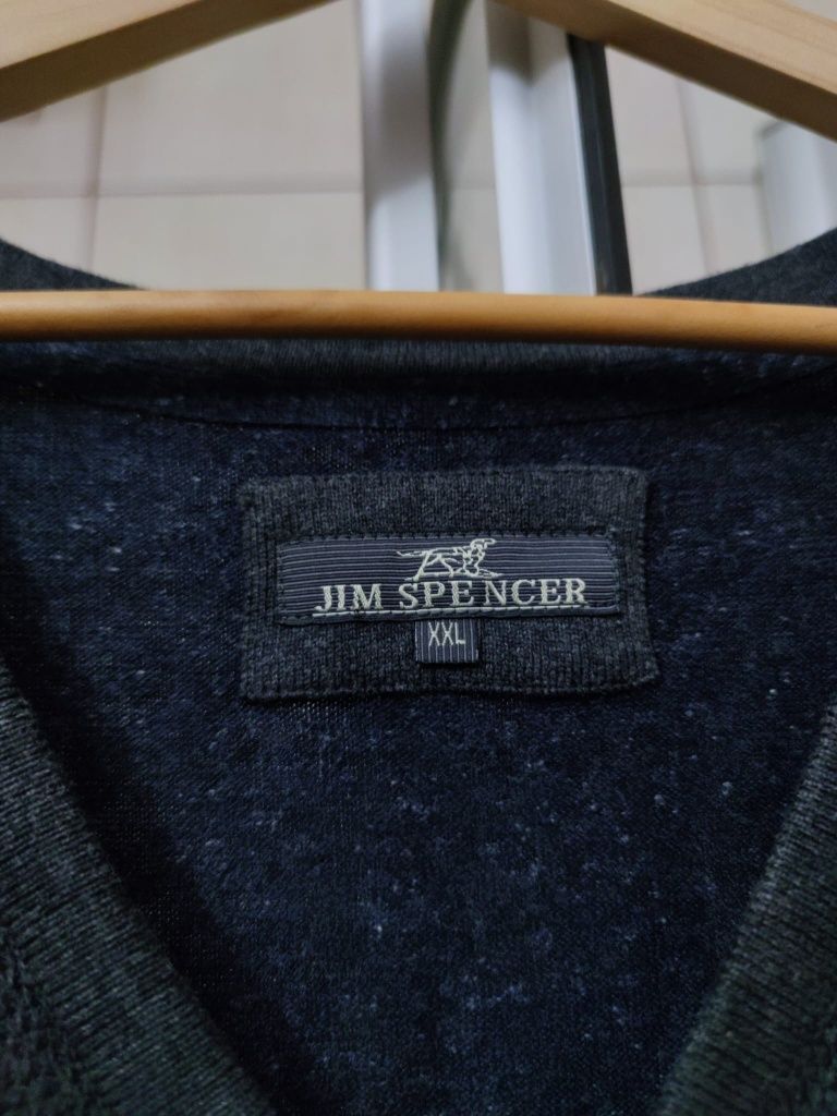 Sweter sweter sweterkowy bezrękawnik Jim Spencer XL XXL Sport retro vi