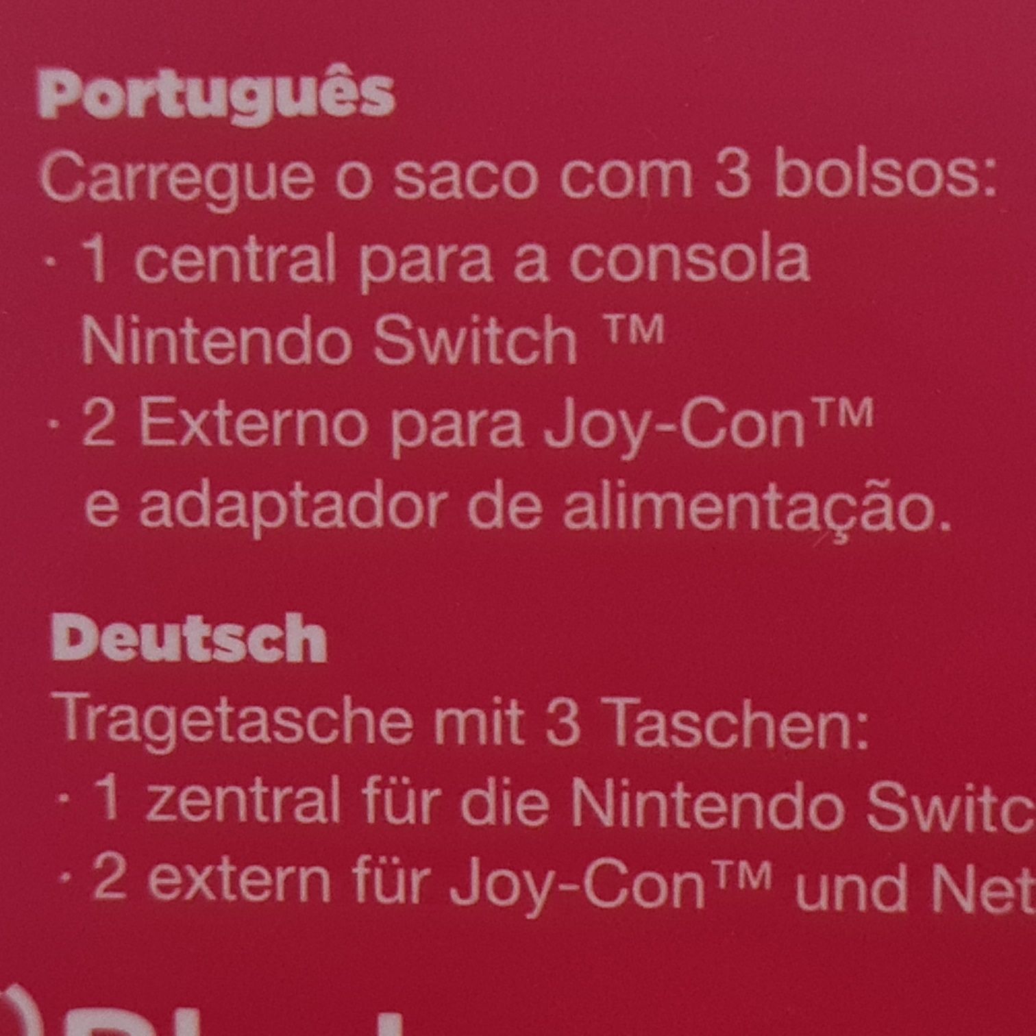 Bolsa transporte Nintendo Switch