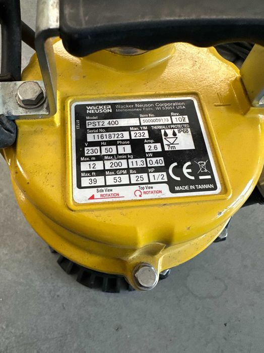 Pompa zatapialna do wody brudnej Wacker Neuson PST2 400