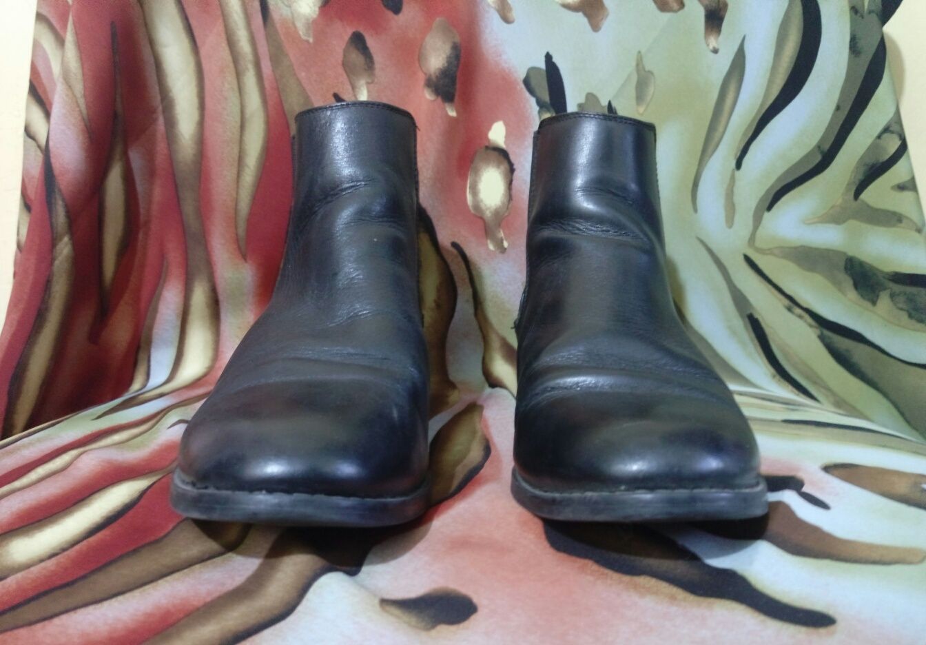 Оригинал осенние кожаные ботинки-челси F&F
