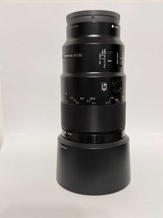 Objetiva sony 90mm f 2.8 macro