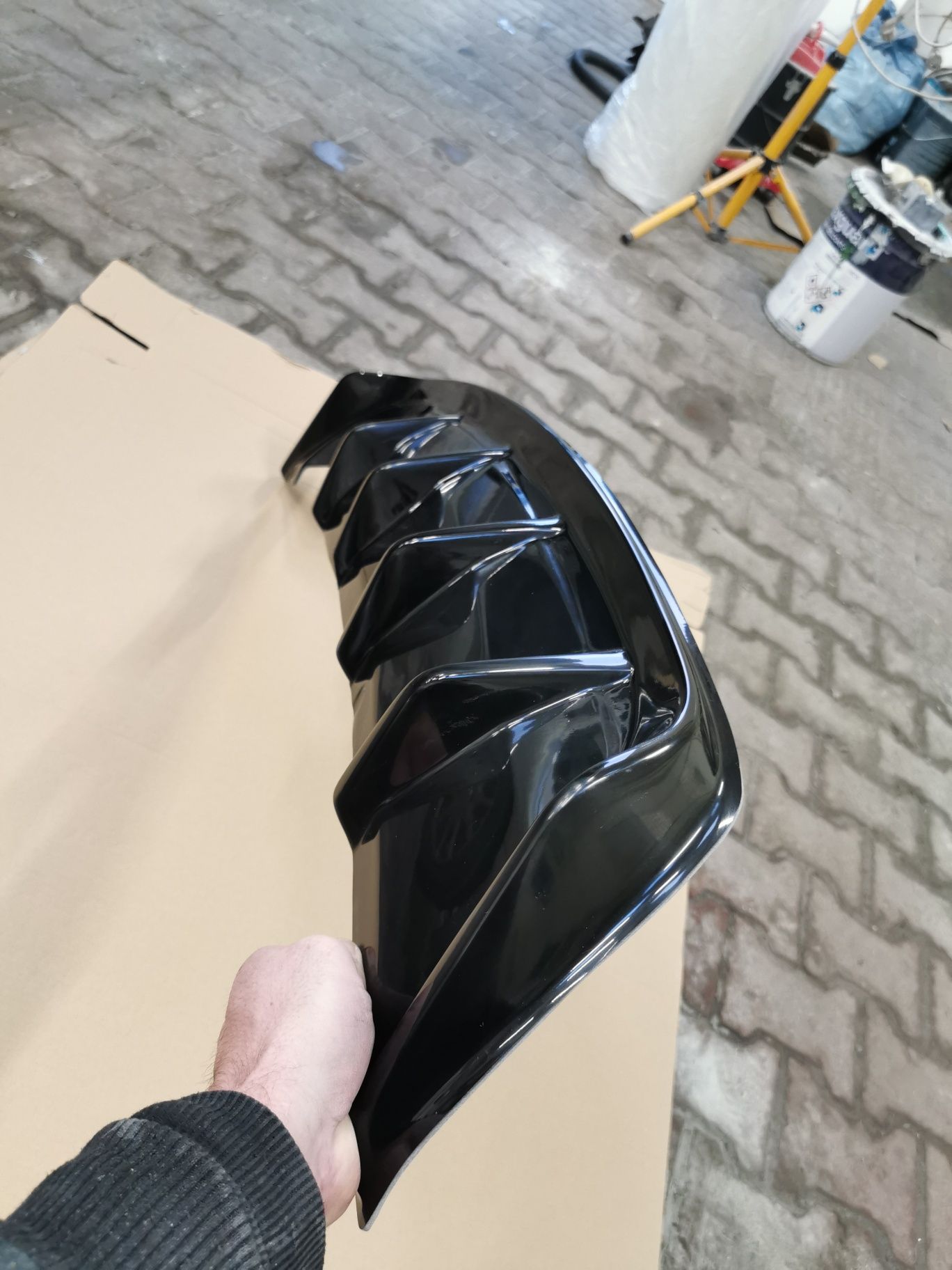 Dyfuzor Seat Leon 1 Cupra R dokładka zderzaka zderzak tylny tył