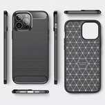 Etui Back Case Carbon Pokrowiec Realme 9I Czarny