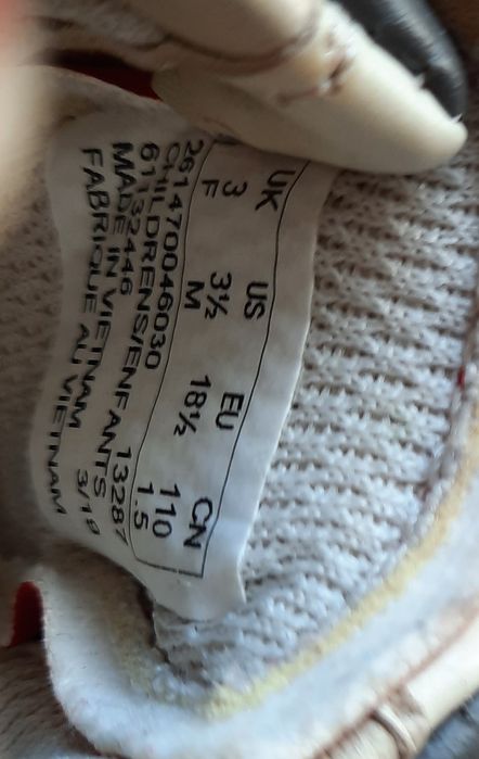 Buty chłopięce clarks rozmiar 18,5