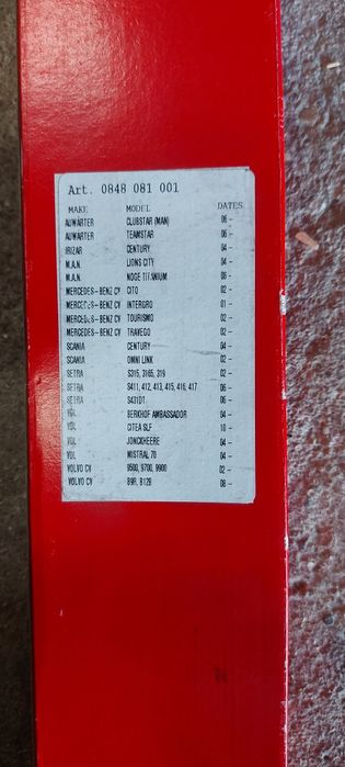 Pióro wycieraczki przedniej WÜRTH