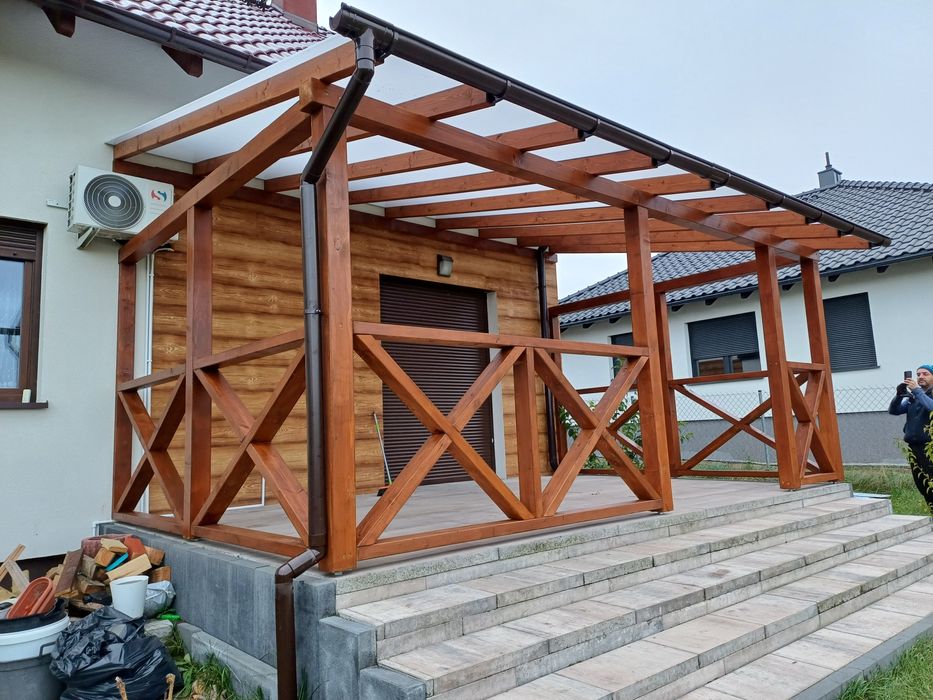 Zadaszenie tarasu,pergola,ganek,carport,dach,taras,wiata,poliweglan,KV
