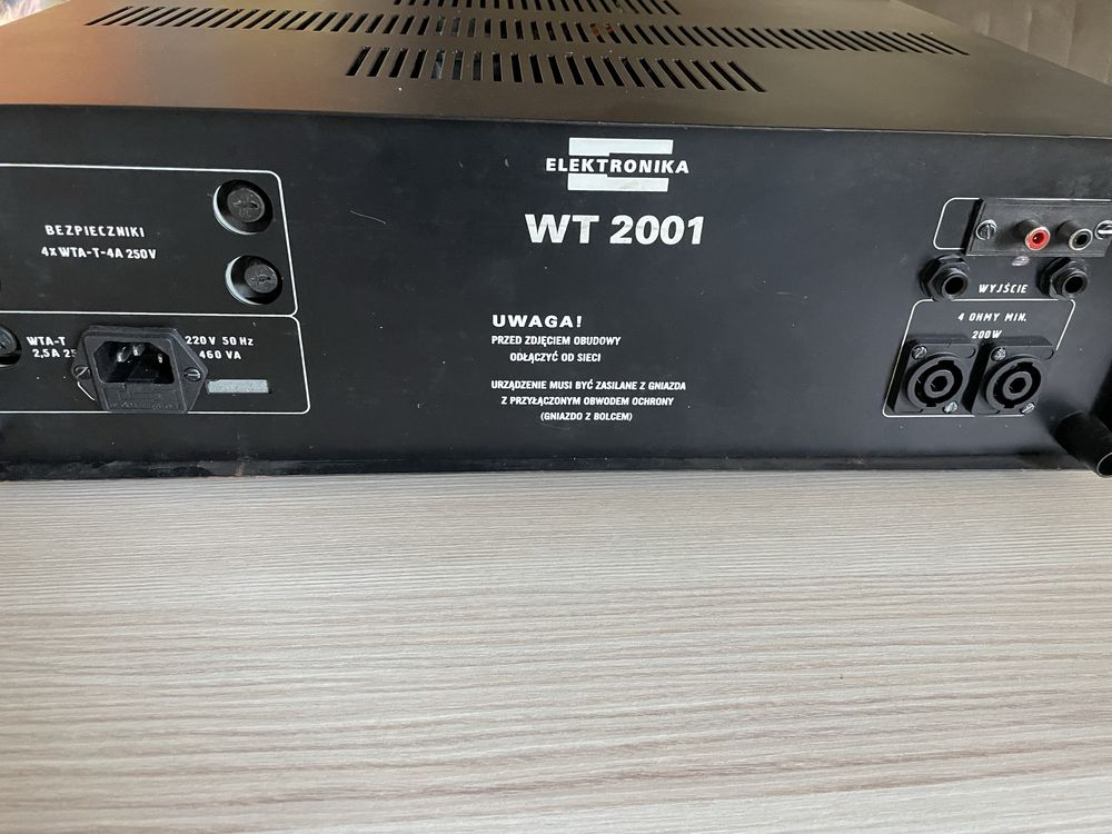 Końcówka mocy WT 2001 Elektronika
