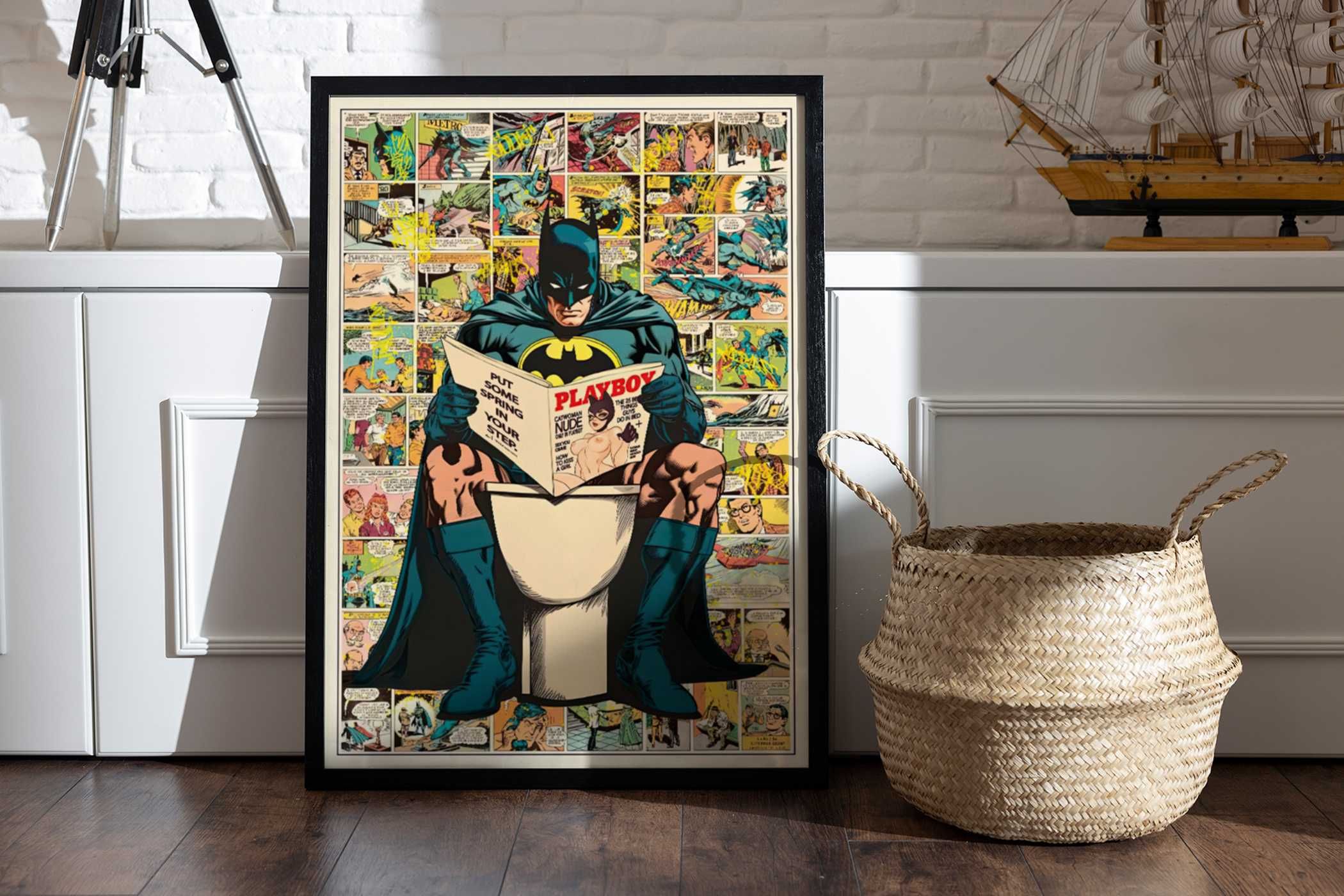 Batman z przymrużeniem oka Plakat A3
