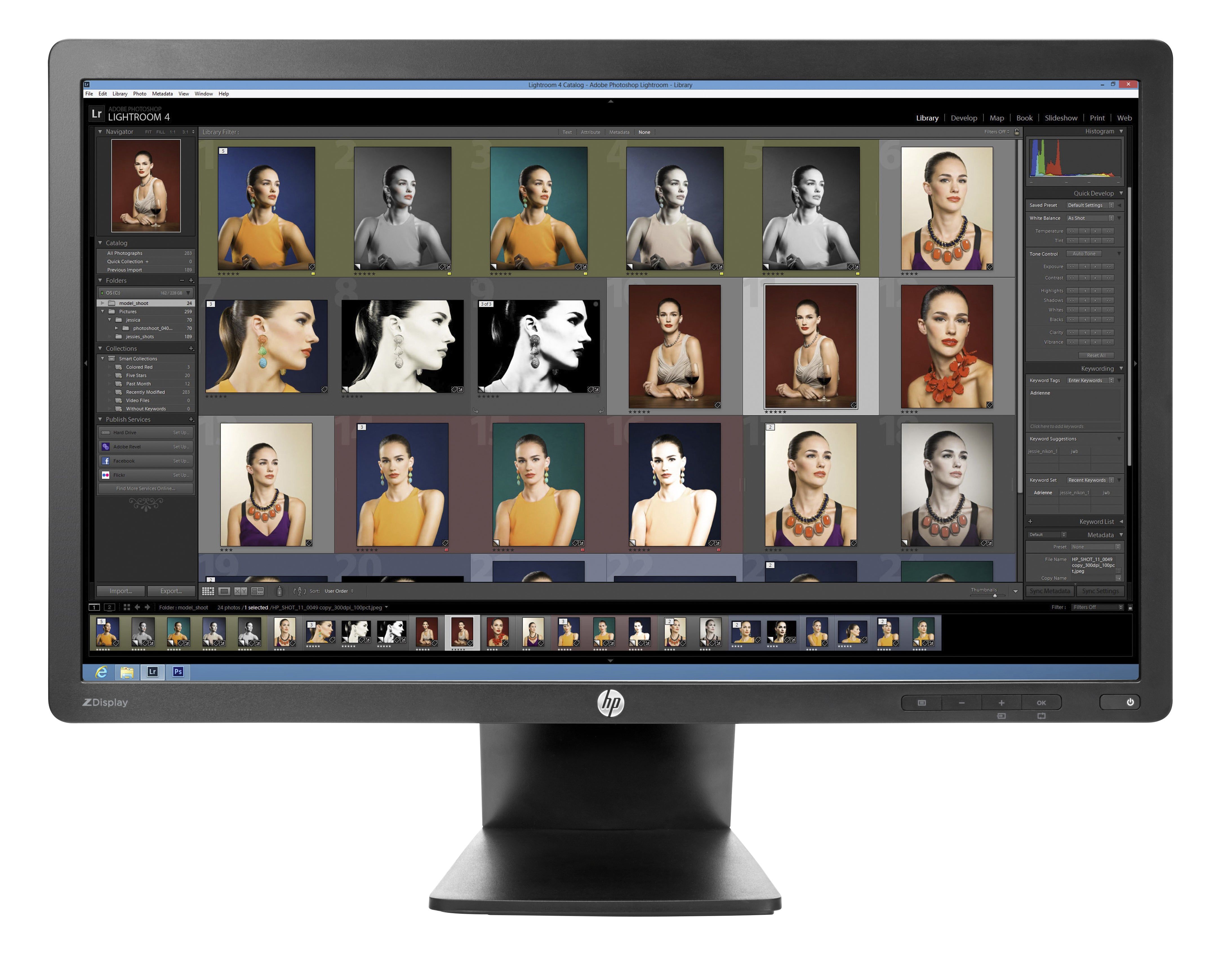 Monitor HP Z Display Z23i 23'' Full HD Backlit LED IPS VGA DVI DP USB