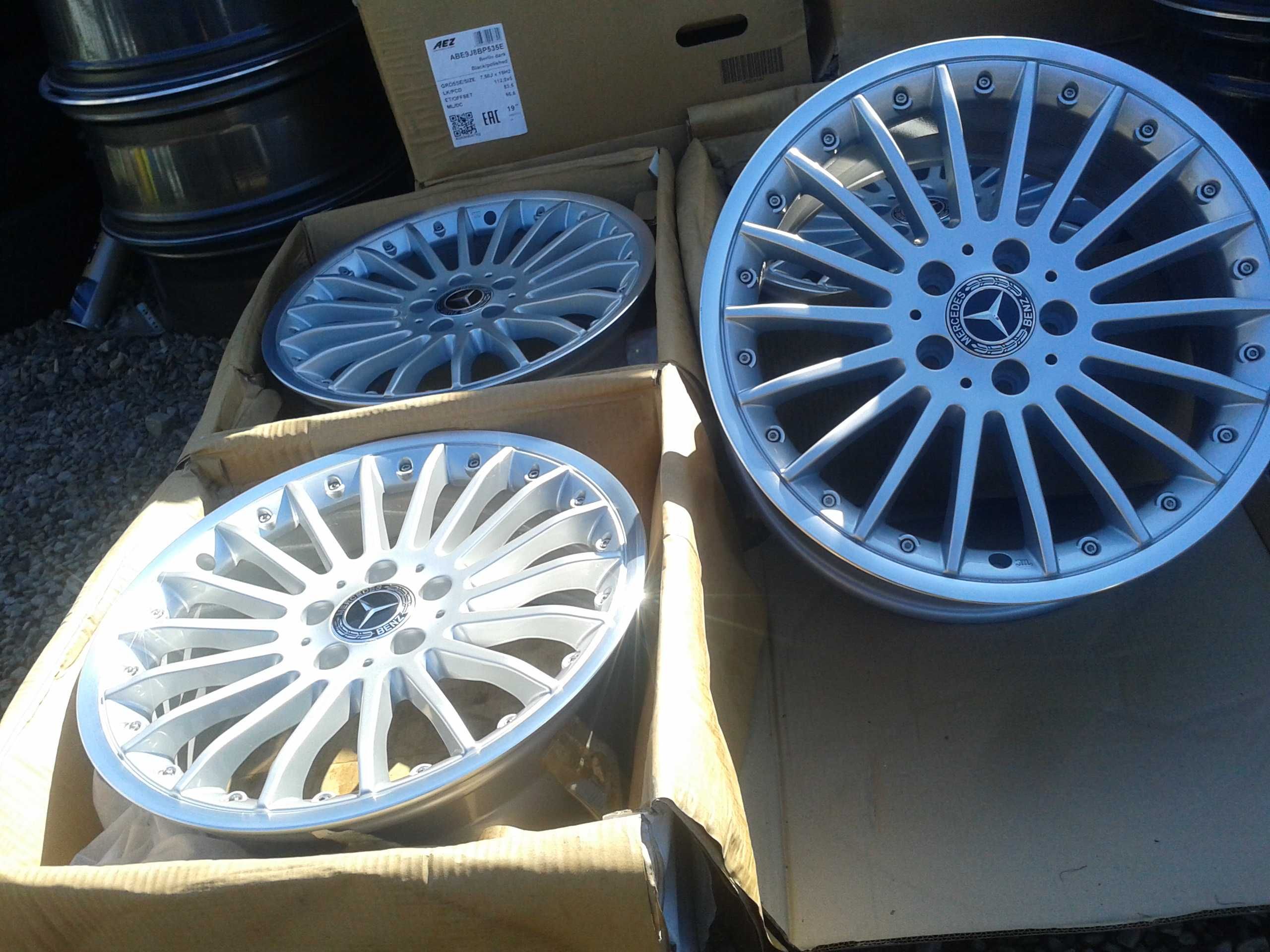 nowe felgi r18 w212 w207 w156 w447 w639 vito viano glk gla cla glc glb