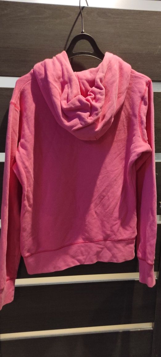 Bluza różowa z kapturem
